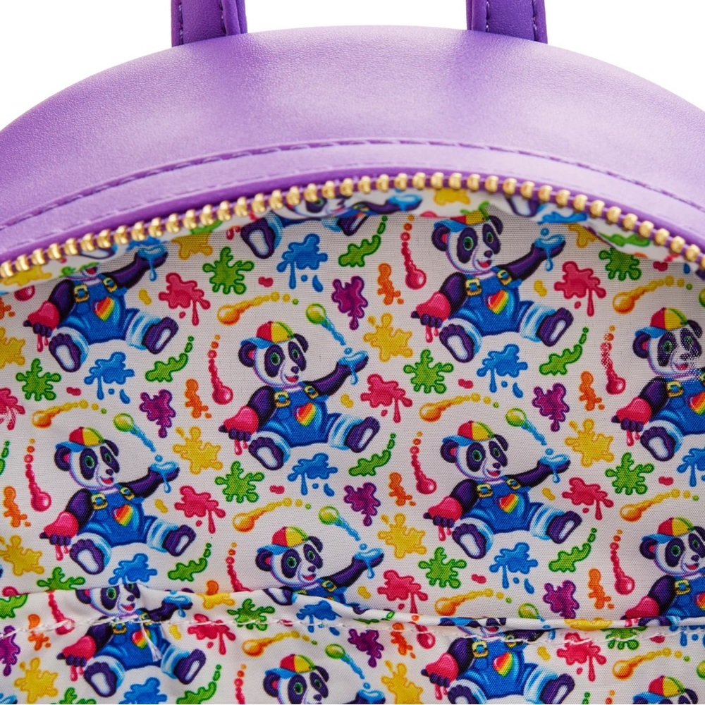 LISA FRANK PANDA PAINTER COSPLAY MINI BACKPACK - Picture 4 of 9